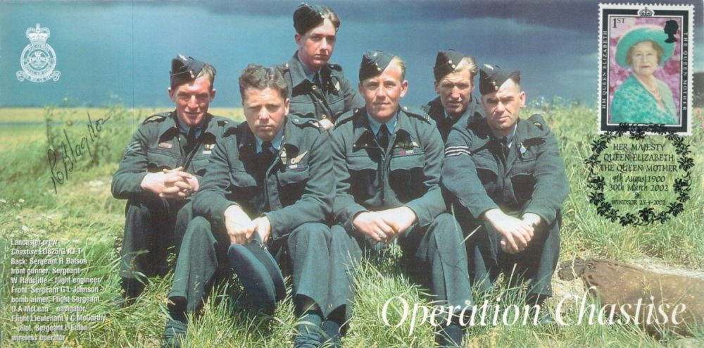 Lot 703: WW2 RAF. Warrant Officer Reginald Blagdon 617 Squadron...