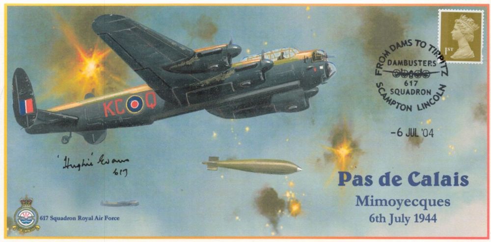 Lot 705: WW2 RAF. Flt Lt Hughie Evans of 617...