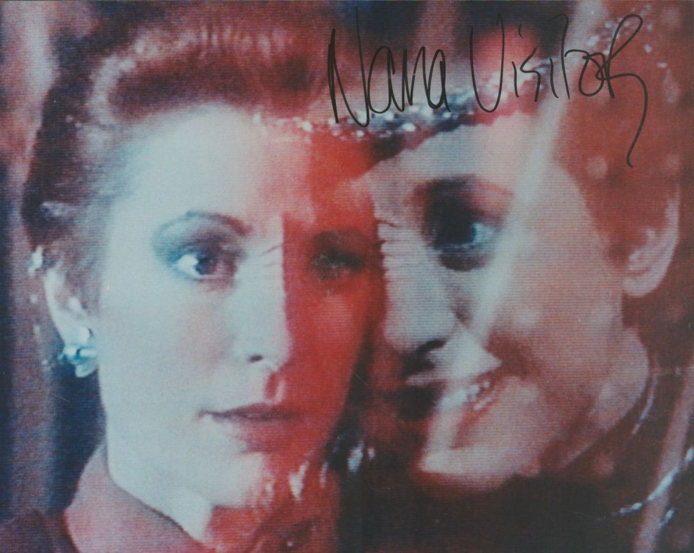 Lot 228: Nana Visitor signed 10x8 inch colour photo. Good Condition. All autographs are genuine hand signed