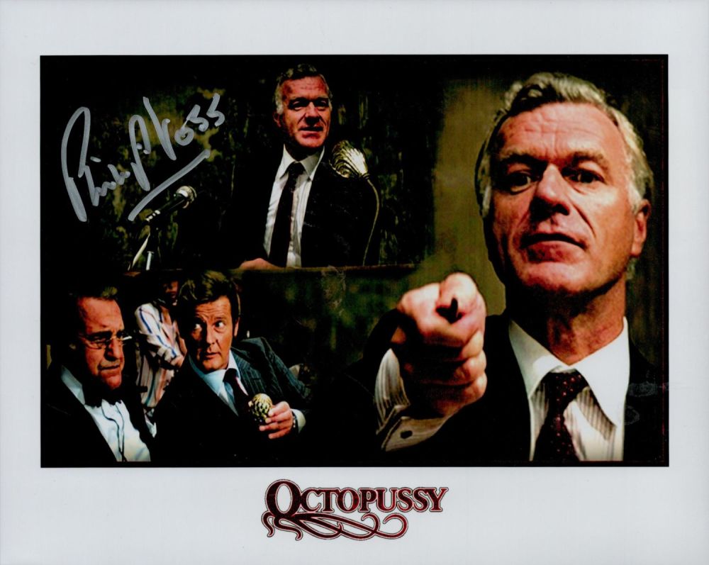 Lot 246: Philip Voss signed James Bond Octopussy 10x8 colour photo. Good Condition. All autographs are