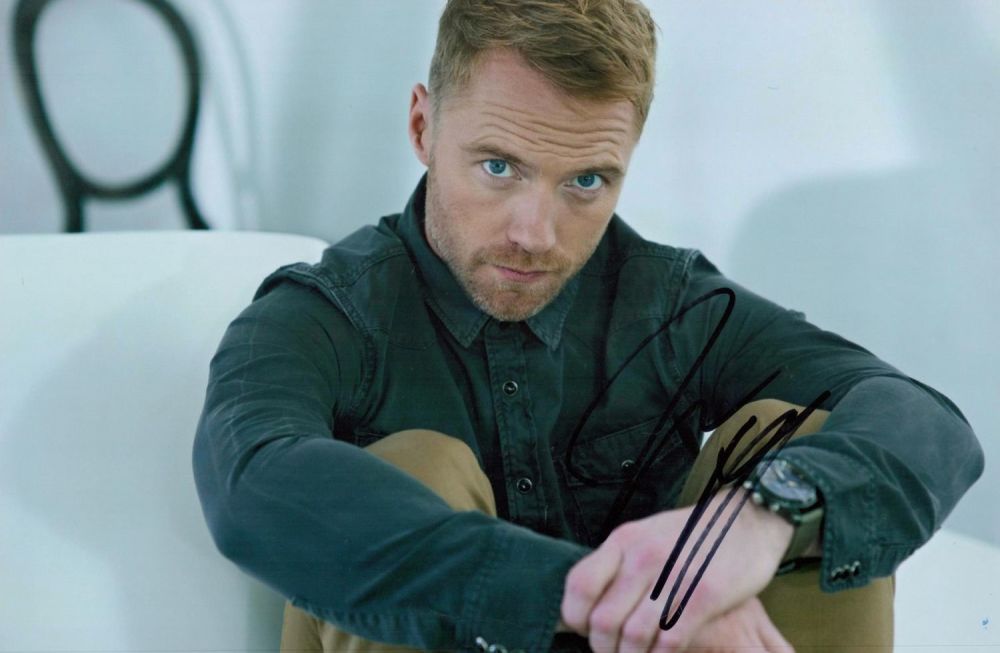 Lot 274: Ronan Keating signed 12x8 colour photo. Ronan Patrick John Keating (born 3 March 1977) is an Irish
