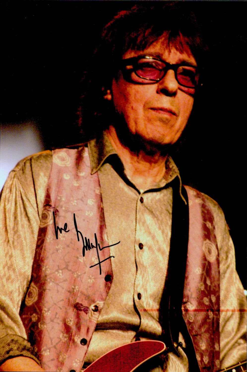 Lot 281: Bill Wyman signed 12x8 inch colour photo. William George Wyman (né Perks; born 24 October 1936) is
