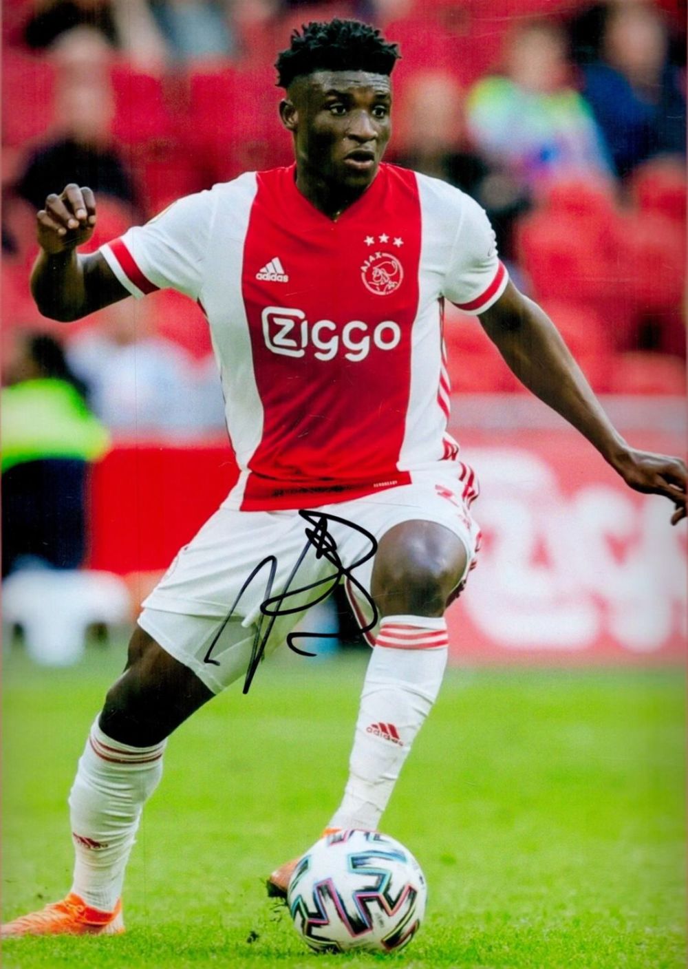 Lot 335: Football Mohammed Kudus signed Ajax 12x8 colour photo. Good Condition. All autographs are genuine