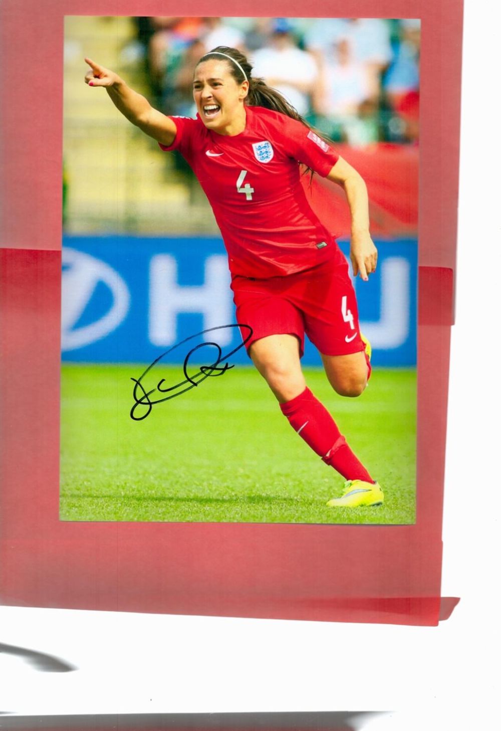 Lot 337: Football Fara Williams signed England 12x8 colour photo. Good Condition. All autographs are