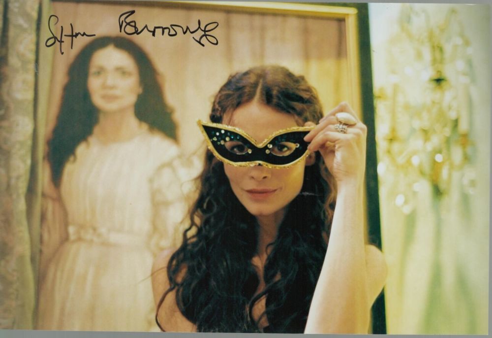 Lot 345: Saffron Burrows signed 12x8 colour photo. Good Condition. All autographs are genuine hand signed and