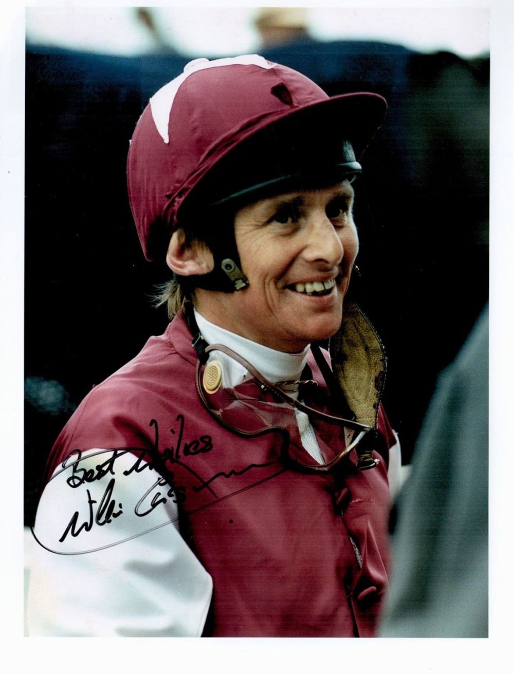 Lot 350: Horse Racing Willie Carson signed 10x8 colour photo. William Fisher Hunter Carson, OBE (born 16