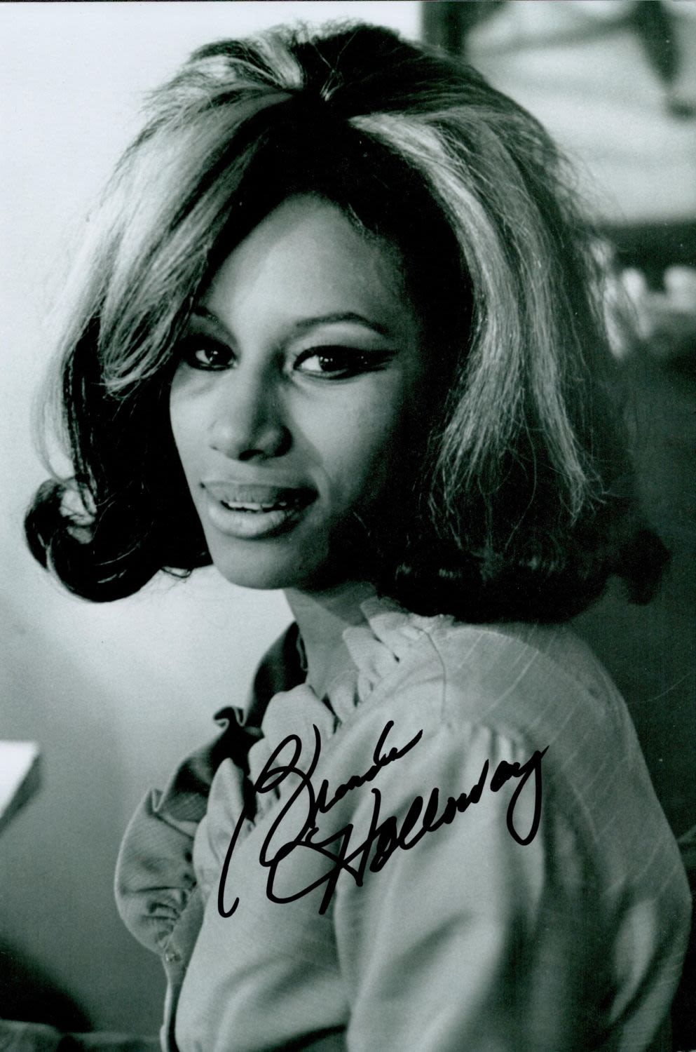 Lot 354: Brenda Holloway signed 12x8 black and white vintage photo. Brenda Holloway (born June 26, 1946) is