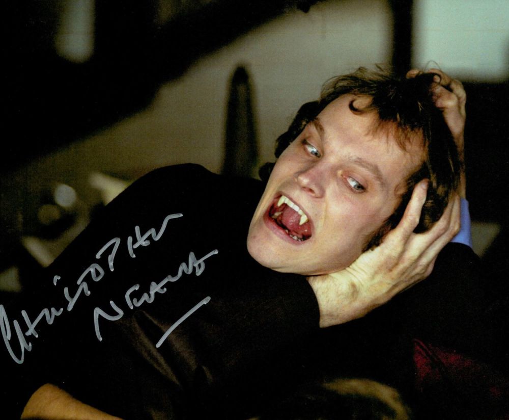 Lot 355: Christopher Neame signed 10x8 colour photograph signed in silver marker. Neame was well known for