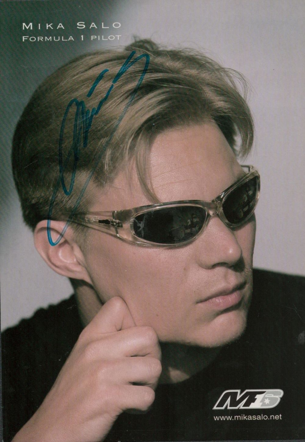 Lot 379: Motor Racing Mika Salo signed 8x6 colour Formula One promo photo. Good Condition. All autographs are