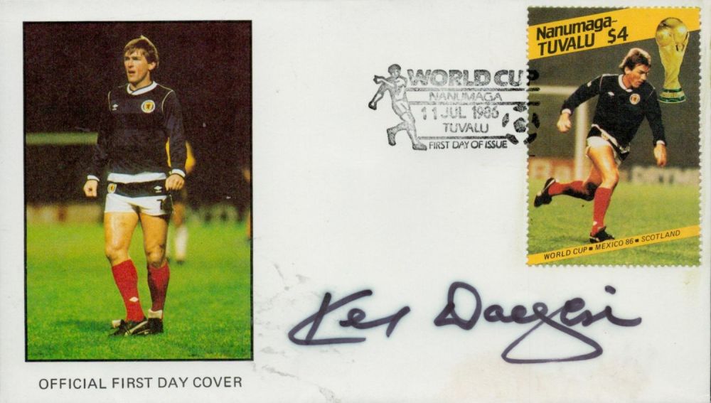 Lot 424: Football Kenny Daglish signed FDC. Good Condition. All autographs are genuine hand signed and come