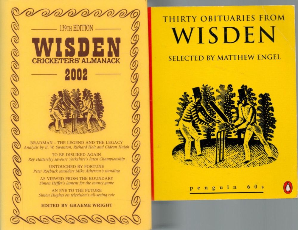 Lot 115: Wisden Cricketers' Almanack 2002 Edited by Graeme Wright...