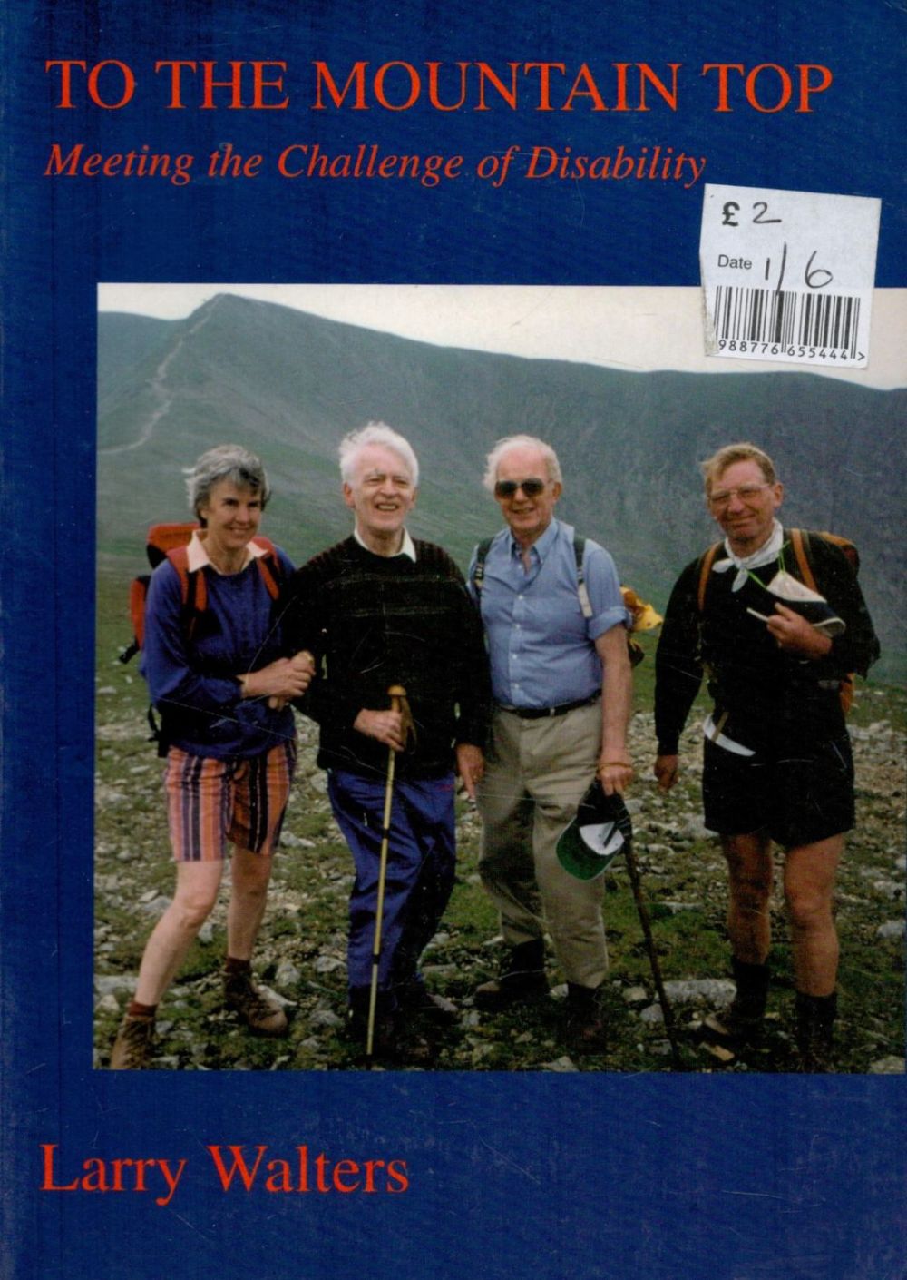 Lot 187: Larry Walters Signed Book To The Mountain Top...