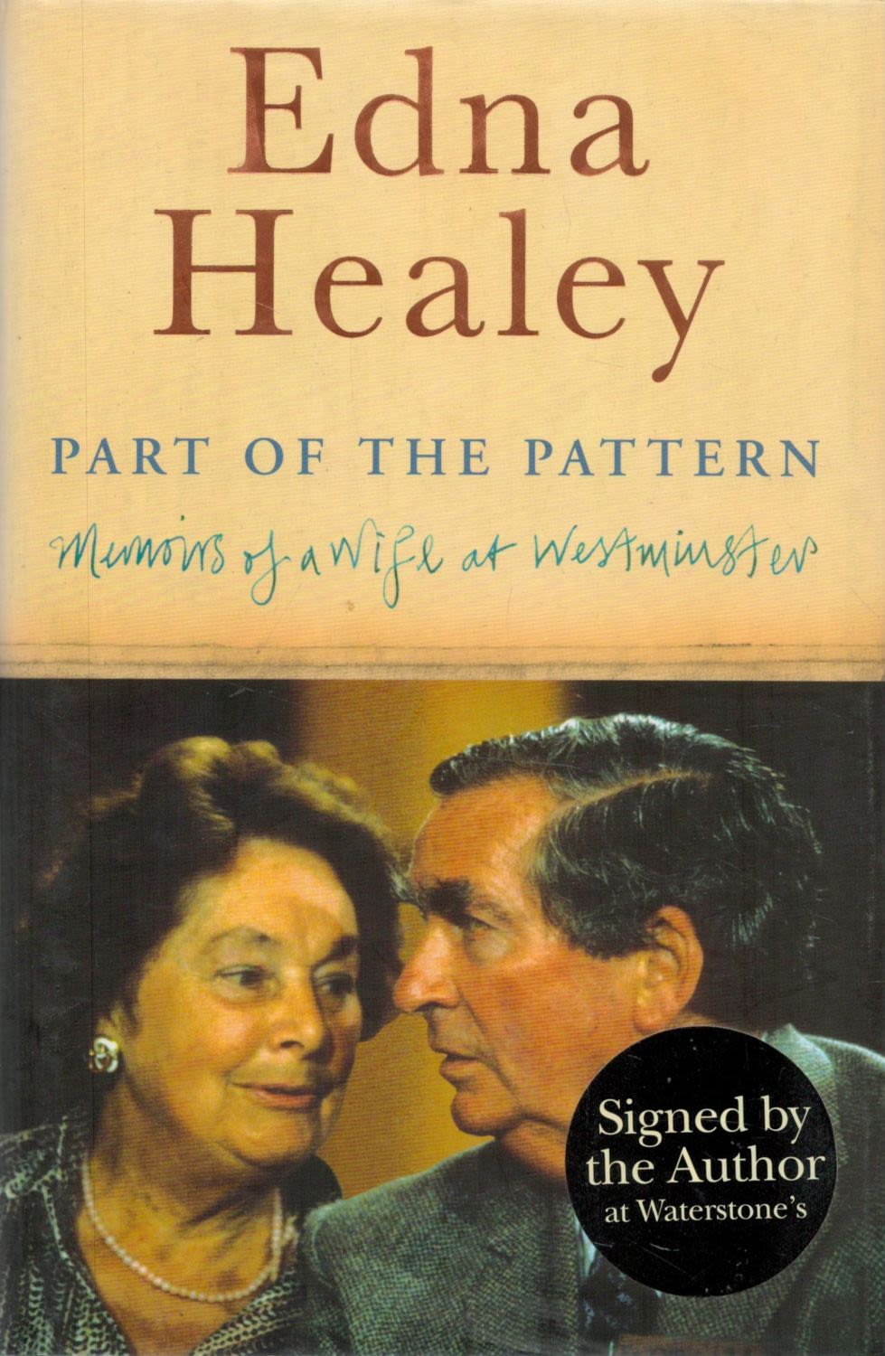 Lot 210: Edna Healey Signed Book Part of The Pattern...