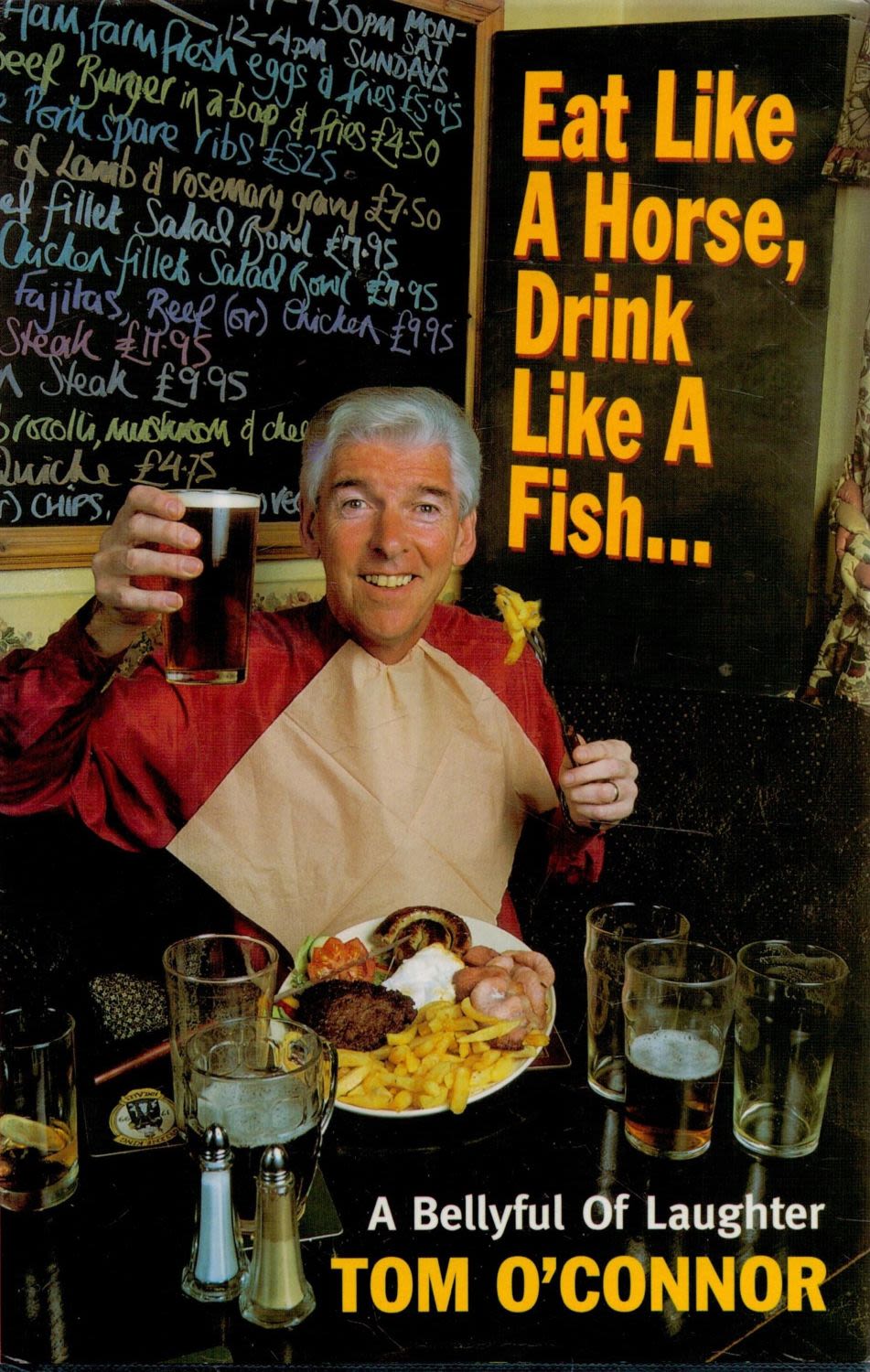 Lot 247: Tom O'Connor Signed Book Eat Like A Horse,...
