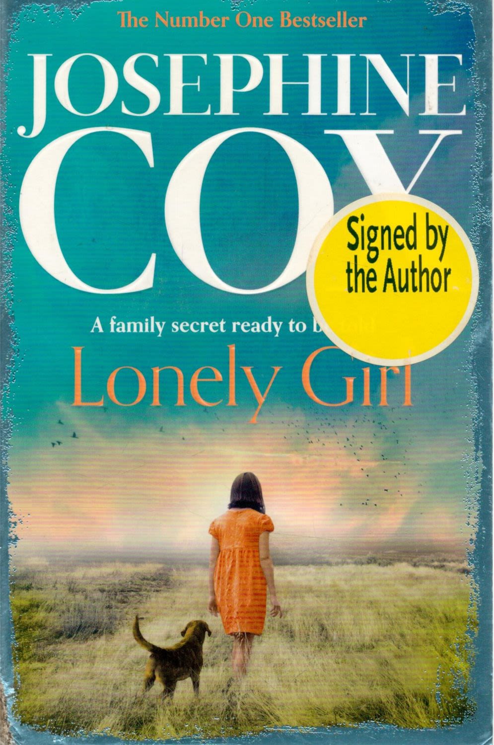 Lot 260: Josephine Cox Signed Book Lonely Girl Softback Book...