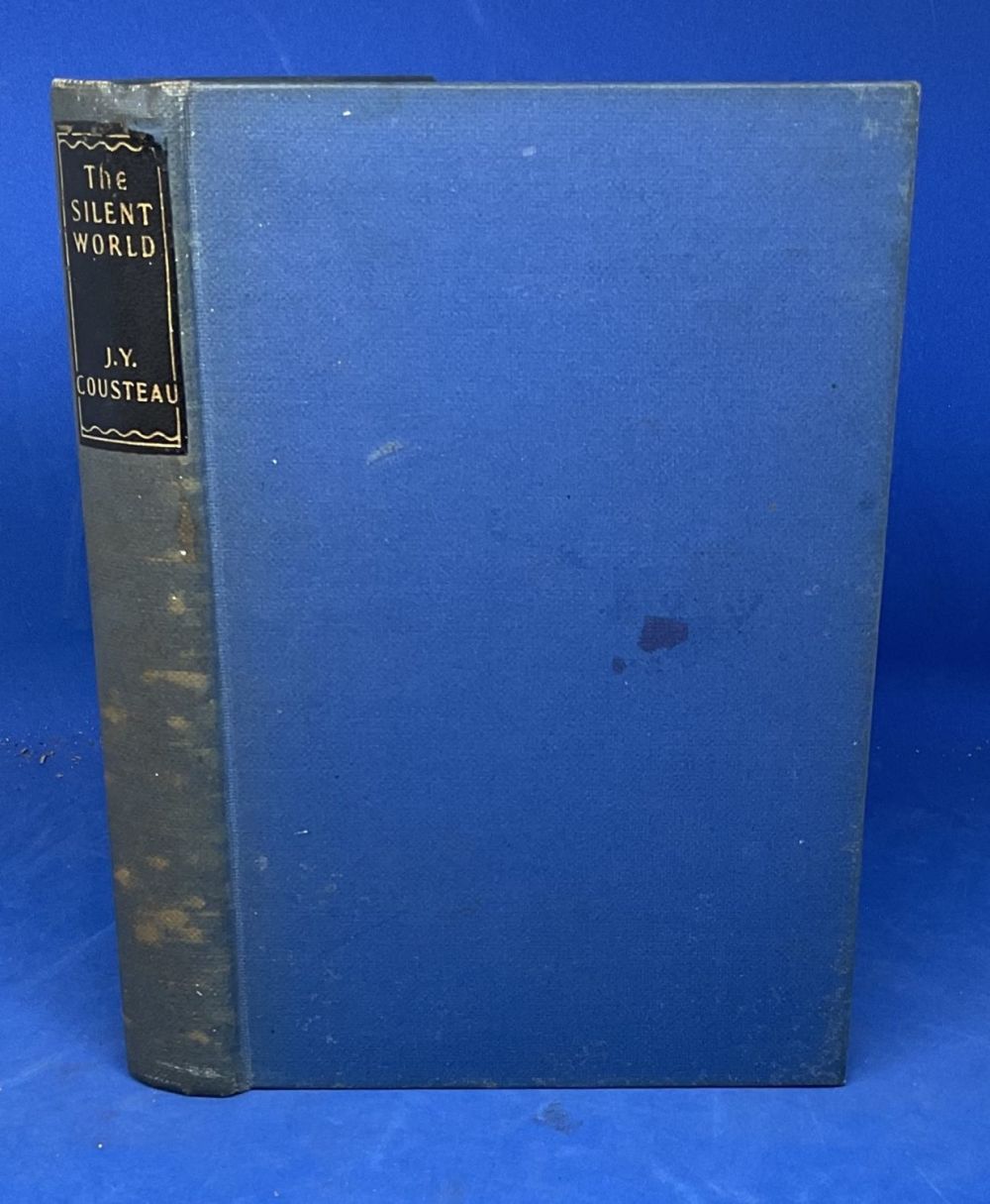 Lot 416: The Silent World By J.Y. Cousteau Dated 1954....