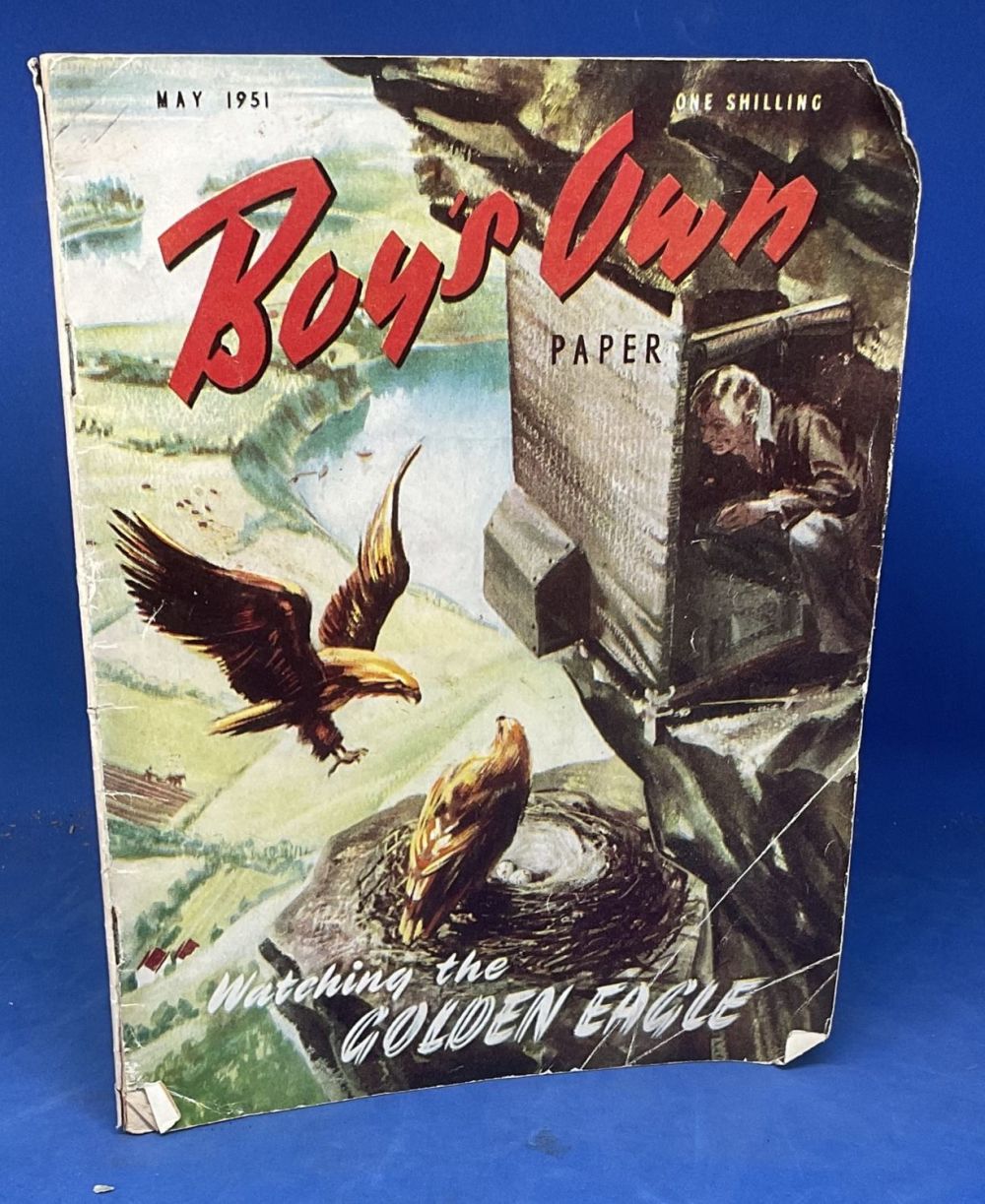 Lot 418: Boys Own Paper, Watching The Golden Eagle. Dated...