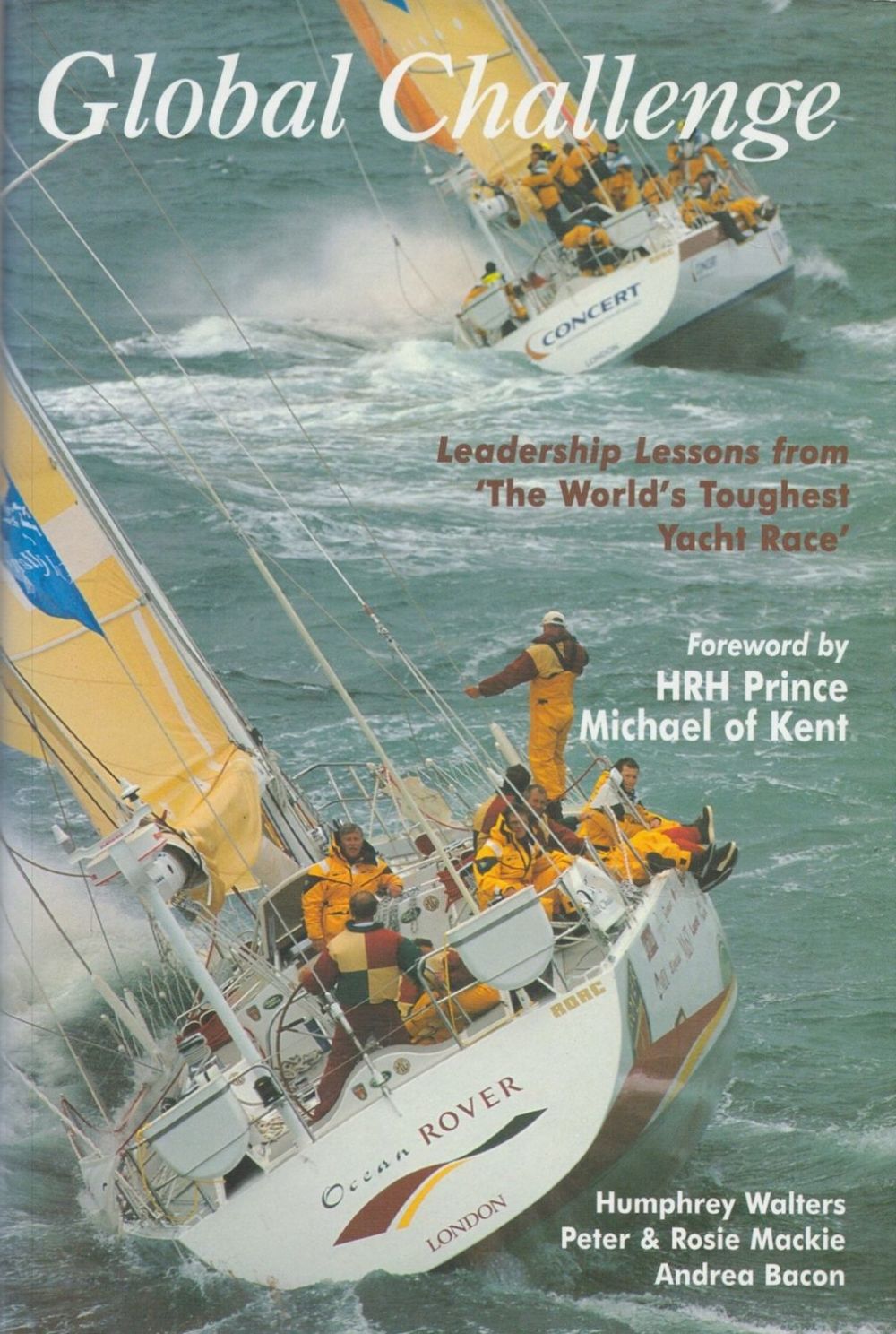 Lot 525: Humphrey Walters Signed Book Global Challenge Hardback Book...