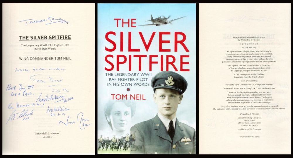 Lot 467: WWII Multi Signed Book The Silver Spitfire The...