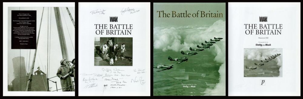 Lot 476: WWII Multi Signed Book The Battle of Britain...