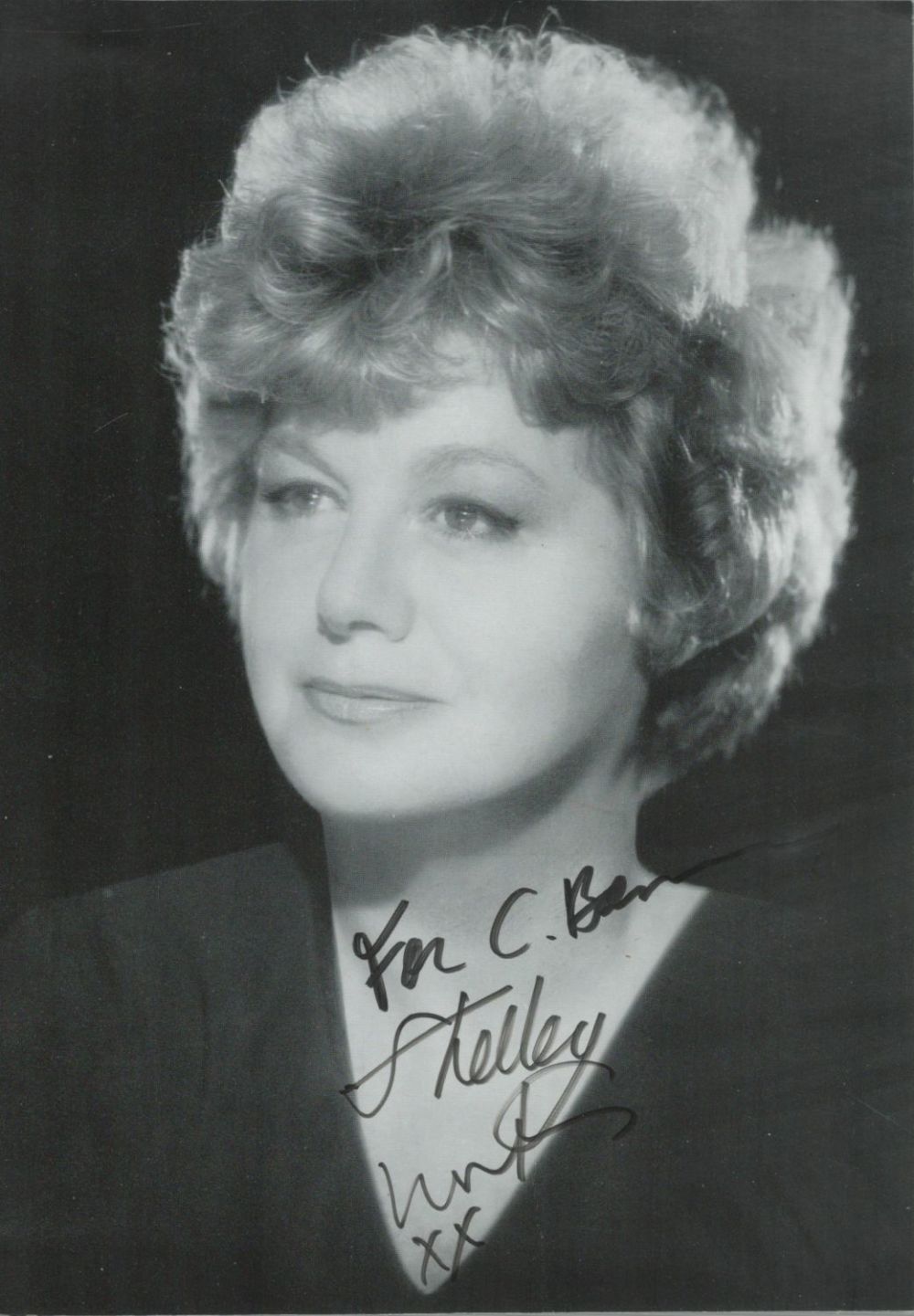 Lot 499: Shelley Winters Signed Black & White Photo. Approx....
