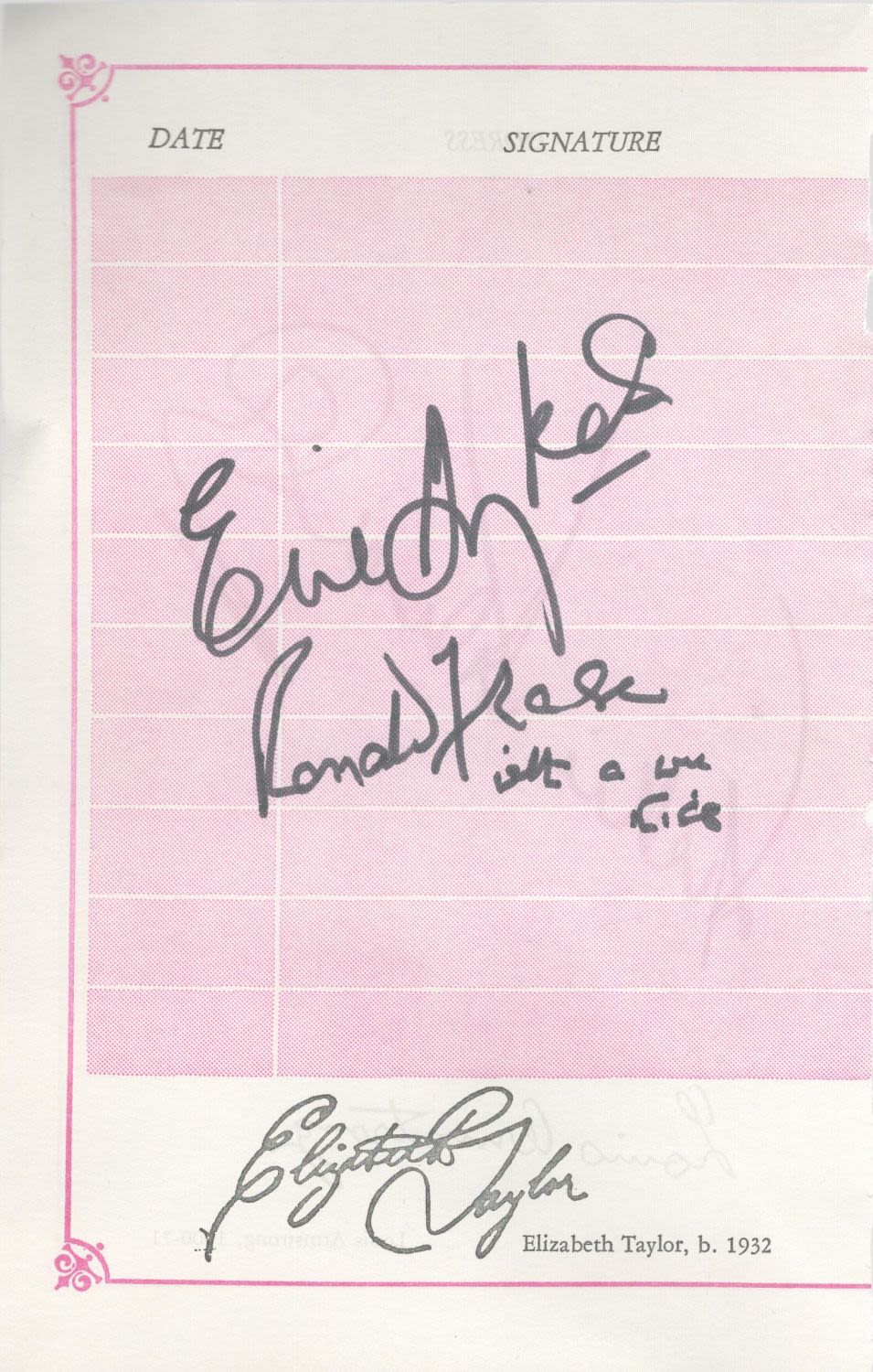 Lot 534: Ronald Fraser and Eric Sykes signed magazine page....