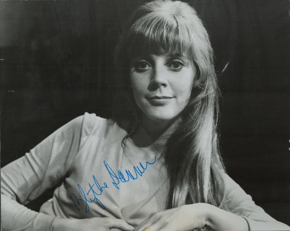 Lot 558: Blythe Danner Signed Black & White Photo. Approx....