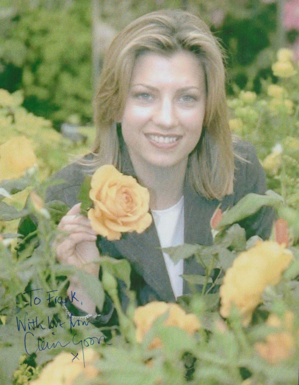 Lot 559: Claire Goose Signed Colour Photo. Approx. Size 8....