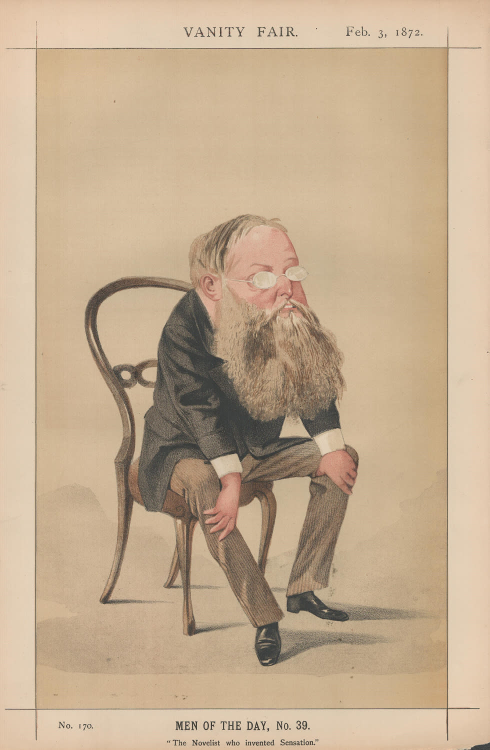 Lot 582: Vanity Fair print. Titled Men of the day...