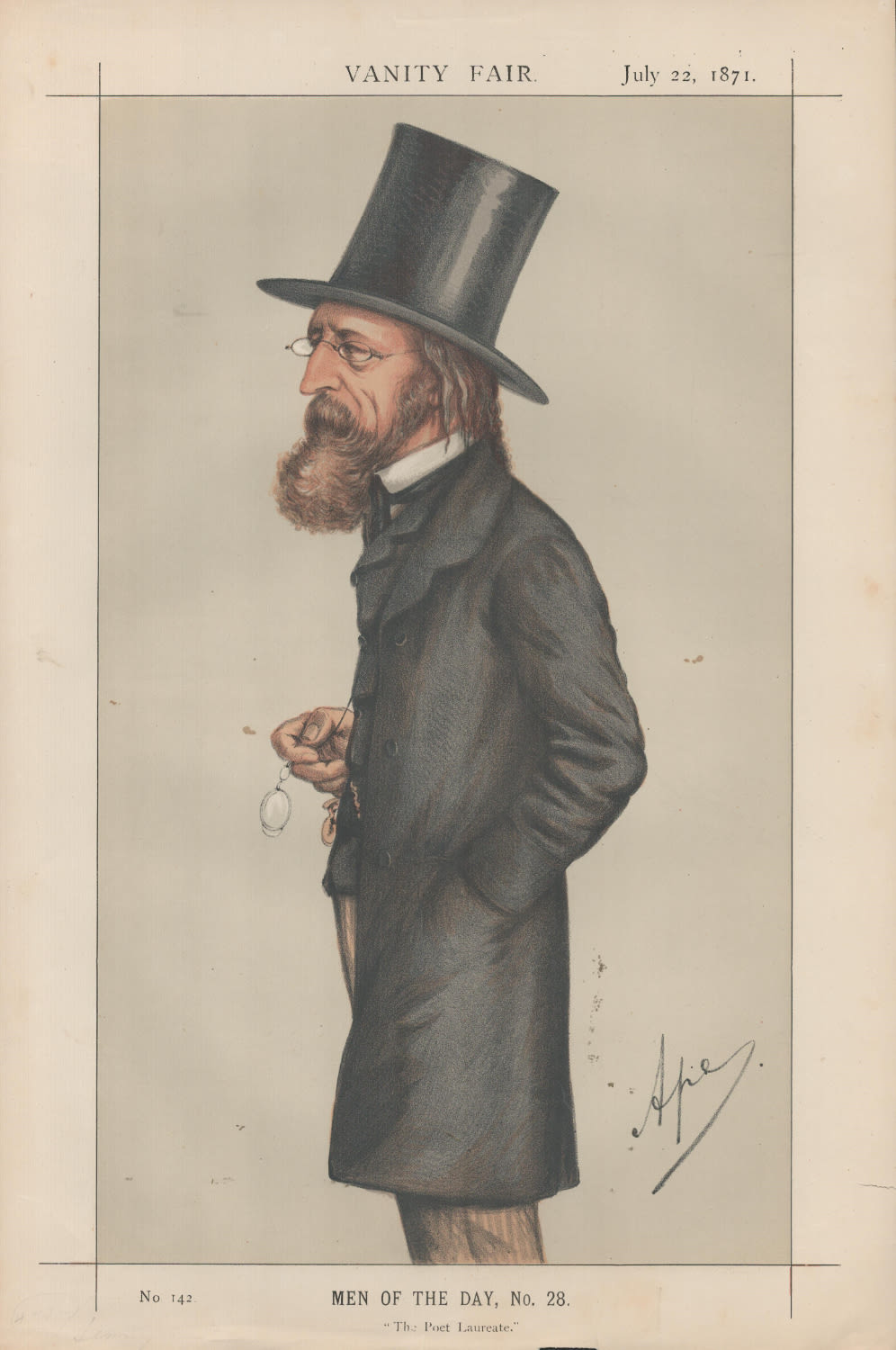 Lot 583: Vanity Fair print. Titled Men of the day...