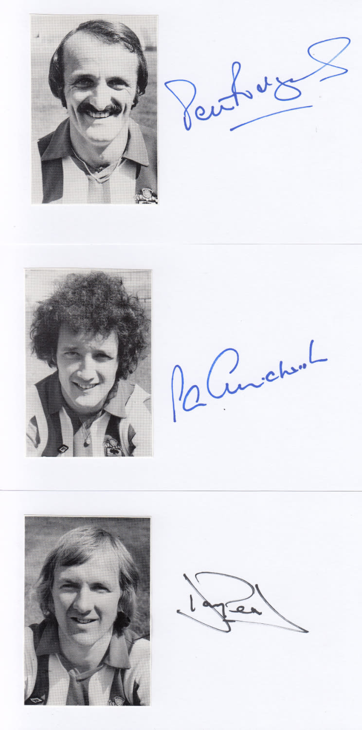 Lot 613: Football Autographed Southampton 1976 Picture Postcards: A Nice...