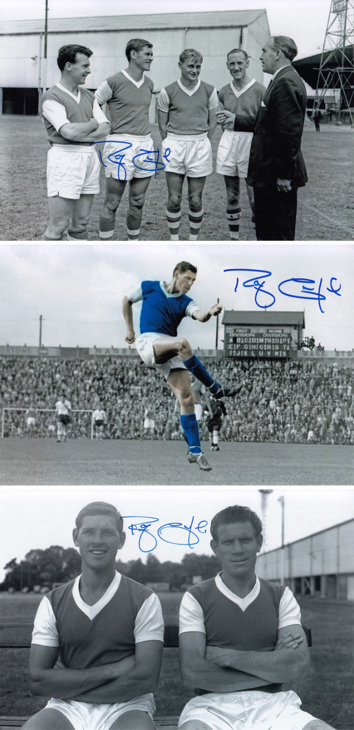 Lot 632: Football Autographed Ray Crawford 1960s A Superb Collection...