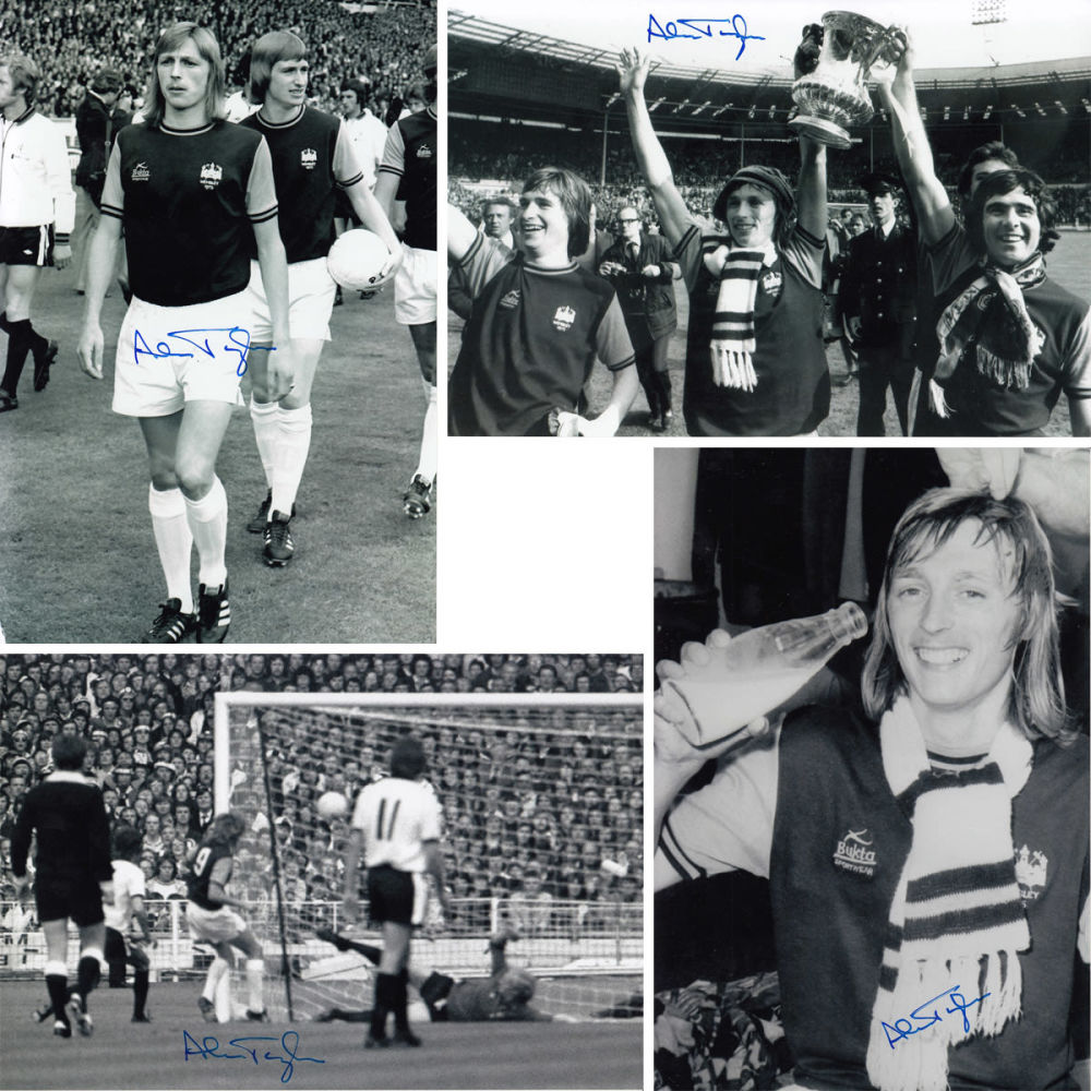 Lot 635: Football Autographed Alan Taylor 1975 A Superb Collection...