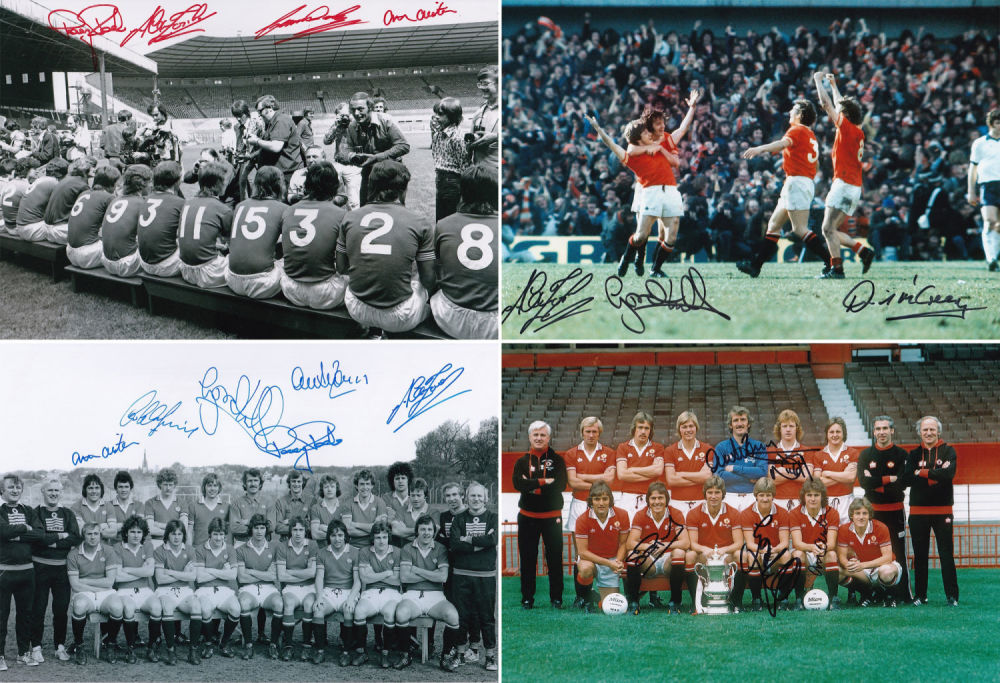 Lot 639: Football Autographed Man United 1970s A Superb Collection...
