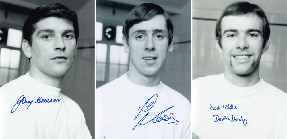 Lot 640: Football Autographed Middlesbrough 1966 A Superb Collection Of...