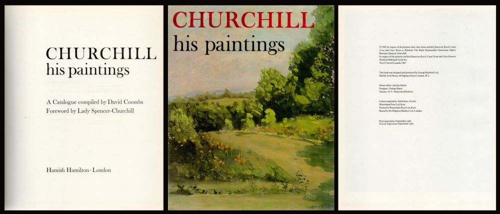 Lot 651: Churchill His Paintings A Catalogue compiled by David...