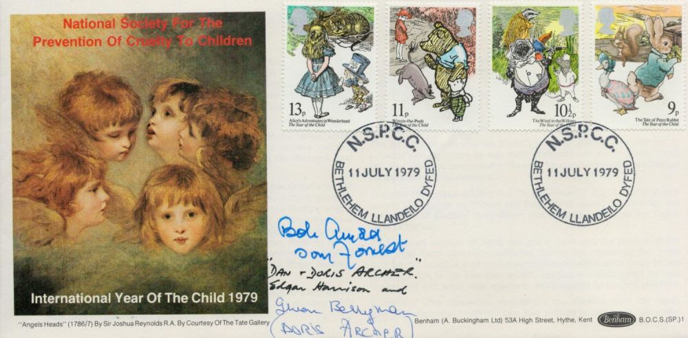Lot 694: Dan & Doris Archer others Signed FDC. National...