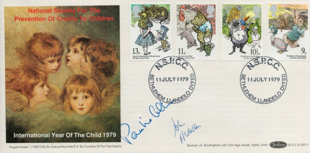 Lot 695: Pauline Collins & John Alderton Signed FDC. National...