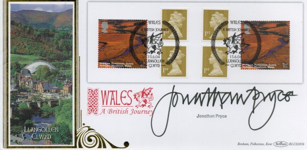 Lot 700: Jonathan Pryce signed FDC. Wales A British Journey....