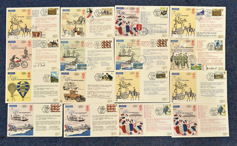 Lot 719: London 1980 RAF cover collection 20+ cover some...