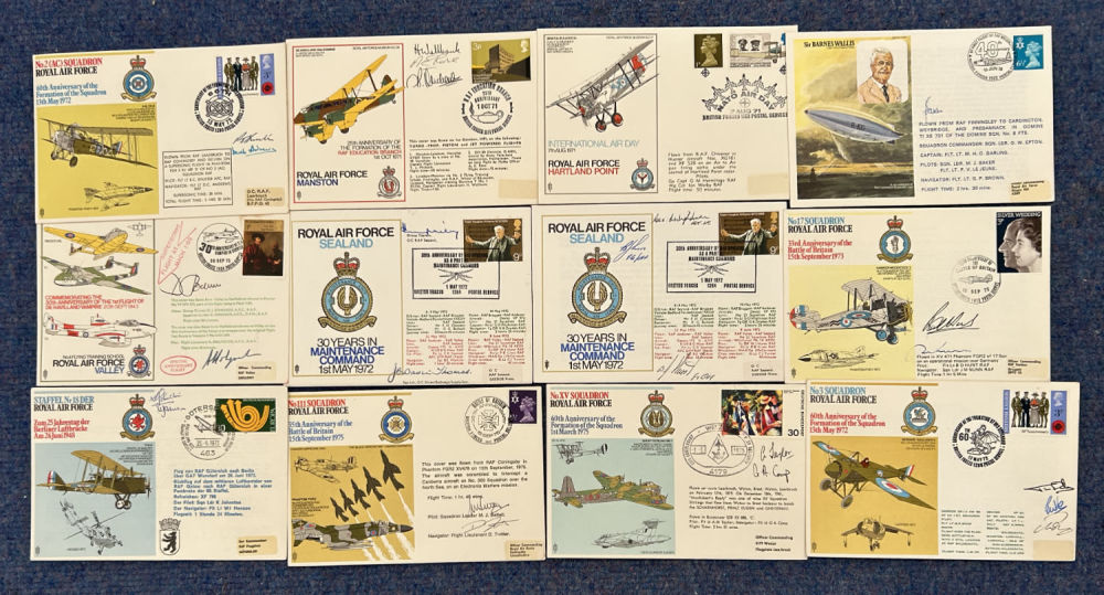 Lot 720: RAF flown covers 20 assorted covers from a...