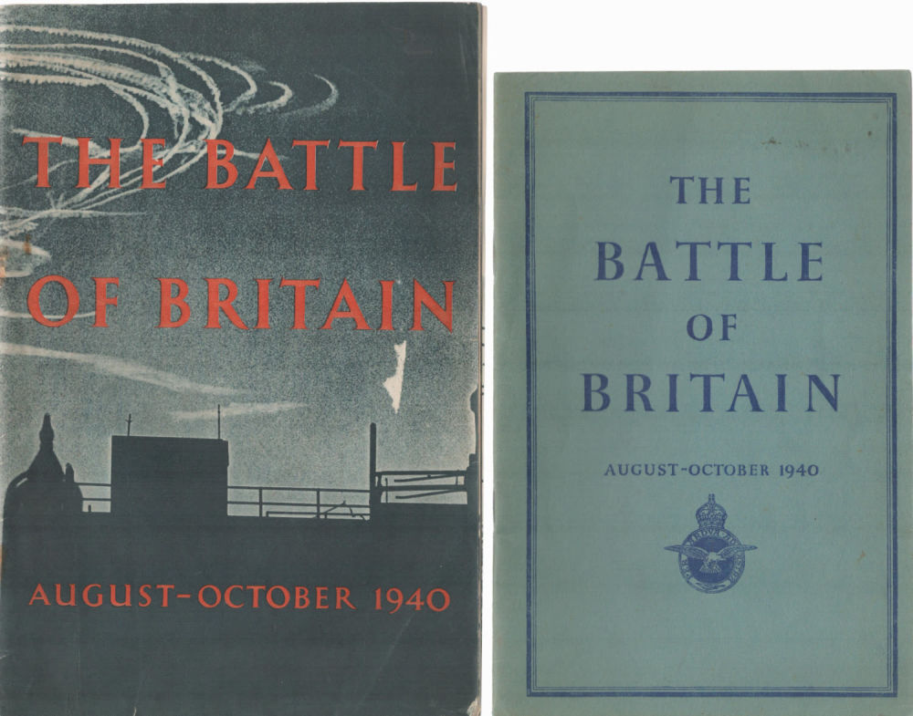 Lot 721: 1940 Battle of Britain Air Ministry booklets, two...