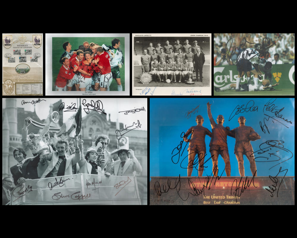 Lot 733: Sport Collection Man Utd, three 3 x 12...