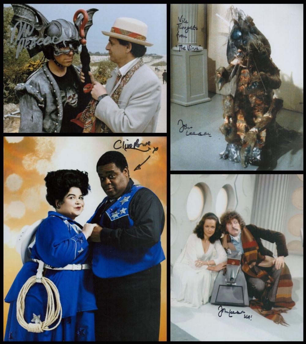 Lot 737: Doctor Who signed photo collection four 10 x...