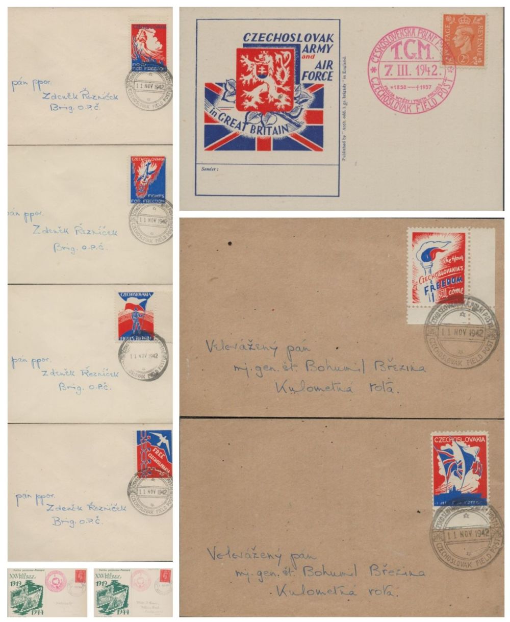Lot 743: WW2 Polish, Czechoslovakia cover and stamp collection of...