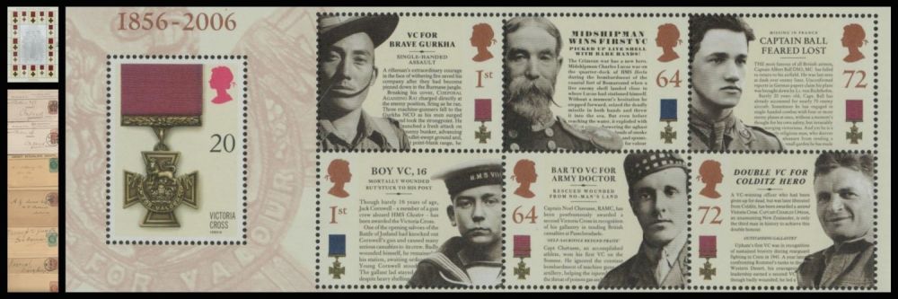Lot 748: Victoria Cross Stamp, coin collection. Canada 16 stamp...