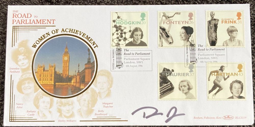 Lot 72: Prime Minister Teresa May signed 1996 Benham Woman...