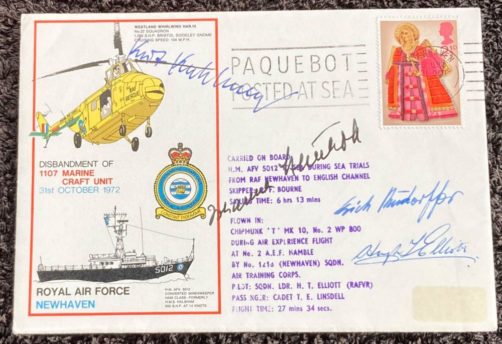 Lot 81: WW2 Luftwaffe aces Johannes Steinhoff and Erich Rudorffer...