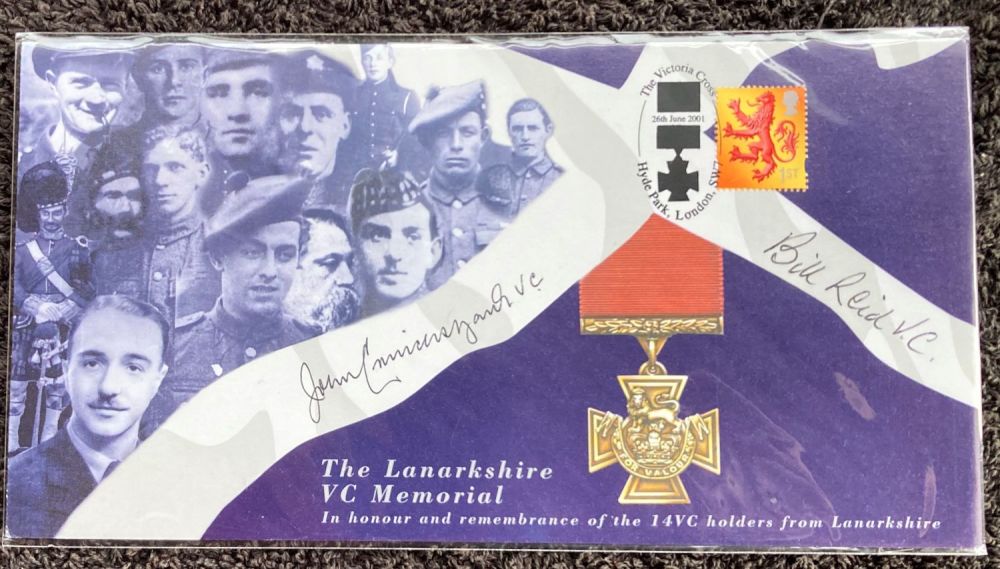 Lot 86: Victoria Cross winners Bill Reid VC and John...