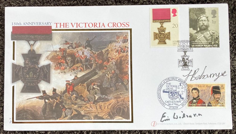 Lot 89: Victoria Cross winners Johnson Beharry VC and Eric...